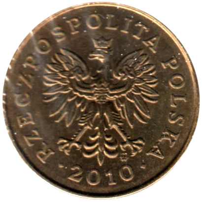 2 groszy, 2010 Obverse