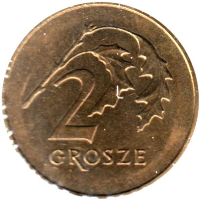 2 groszy, 2010 Reverse