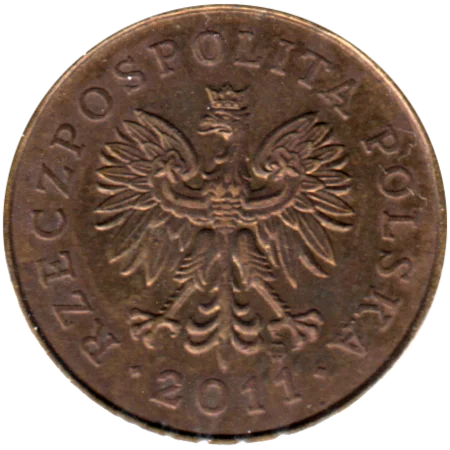 5 groszy, 2011 Obverse