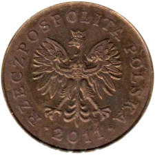 Preview 5 groszy, 2011 obverse