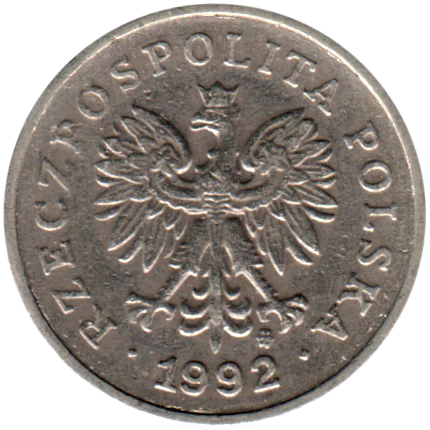 20 groszy, 1992 Obverse