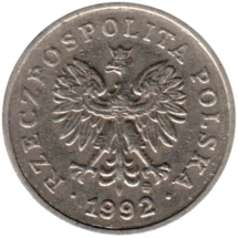 Preview 20 groszy, 1992 obverse