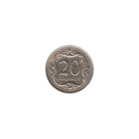 Preview 20 groszy, 1992 reverse