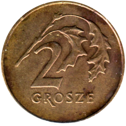 2 groszy, 1999 Reverse