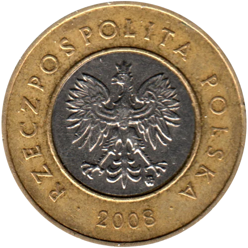 2 Złoty, 2008 Obverse