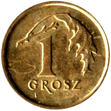 1 grosz, 2016 Reverse