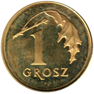 Preview 1 grosz, 2025 reverse