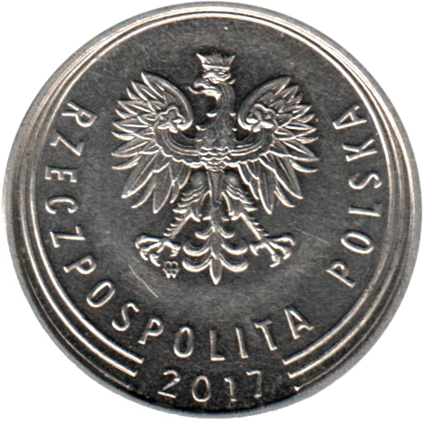 50 groszy, 2017 Obverse