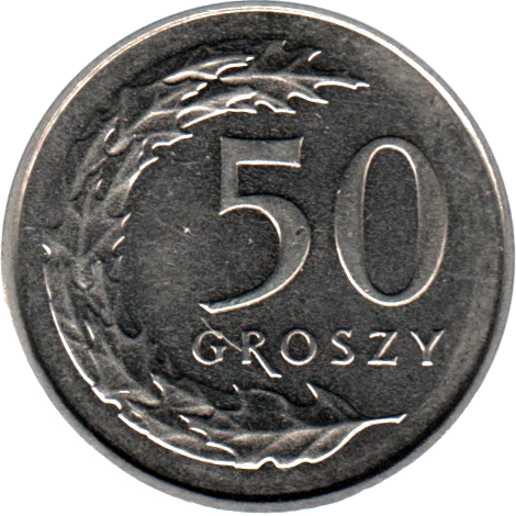 50 groszy, 2017 Reverse