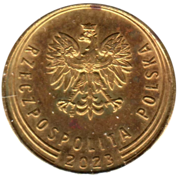 1 grosz, 2023 Obverse
