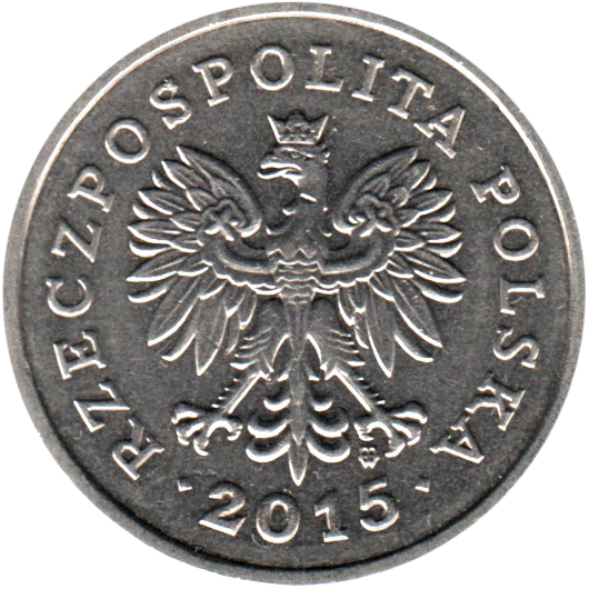 1 Złoty, 2015 Obverse
