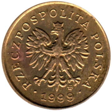 Preview 1 grosz, 1999 obverse