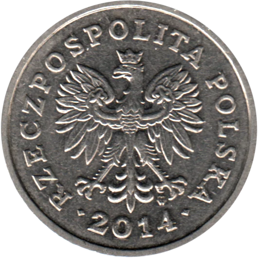 1 Złoty, 2014 Obverse