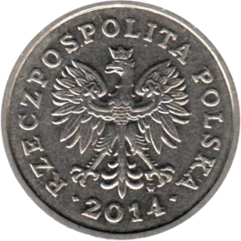 Preview 1 Złoty, 2014 obverse