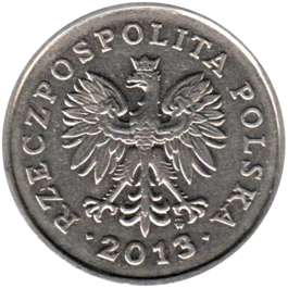 Preview 1 Złoty, 2013 obverse