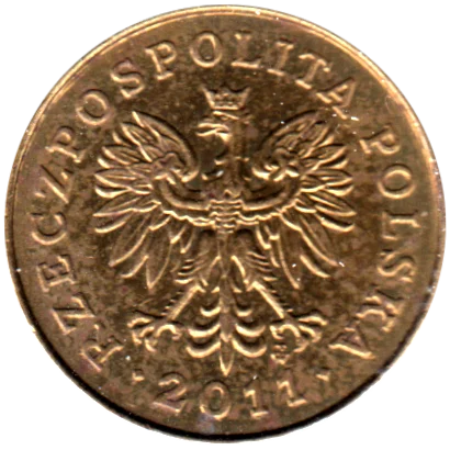 2 groszy, 2011 Obverse