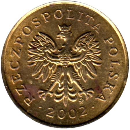 5 groszy, 2002 Obverse