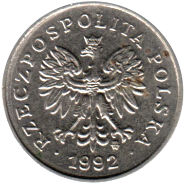Preview 10 groszy, 1992 obverse