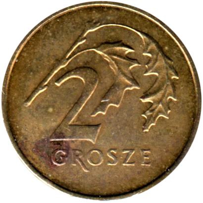 2 groszy, 2004 Reverse