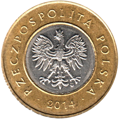 2 Złoty, 2014 Obverse