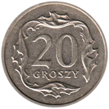 Preview 20 groszy, 2003 reverse