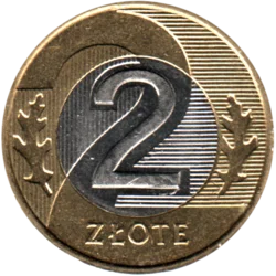 Preview 2 Złoty, 2017 reverse
