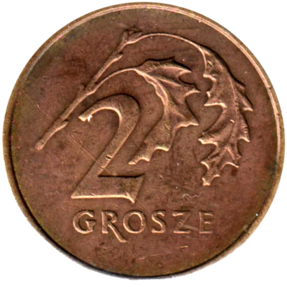 2 groszy, 2000 Reverse