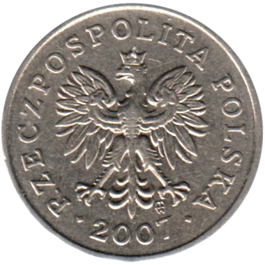 10 groszy, 2007 Obverse