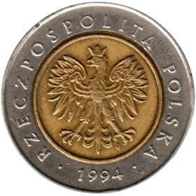 Preview 5 Złoty, 1994 obverse