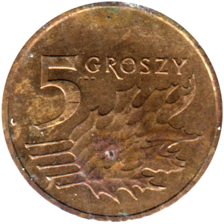 5 groszy, 2014 Reverse