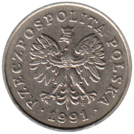 20 groszy, 1991 Obverse