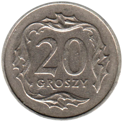 20 groszy, 1991 Reverse