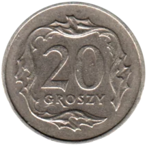 Preview 20 groszy, 1991 reverse
