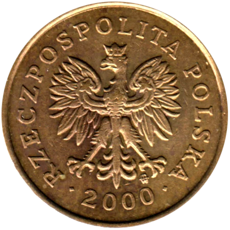 5 groszy, 2000 Obverse