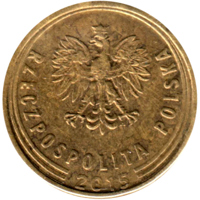 2 groszy, 2015 Obverse