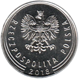 Preview 1 Złoty, 2018 obverse