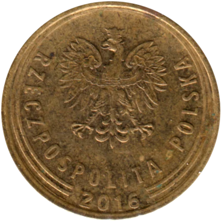 5 groszy, 2016 Obverse