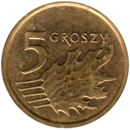 5 groszy, 2016 Reverse
