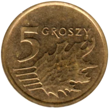 Preview 5 groszy, 2016 reverse