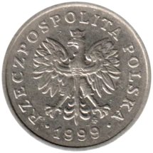 Preview 20 groszy, 1999 obverse