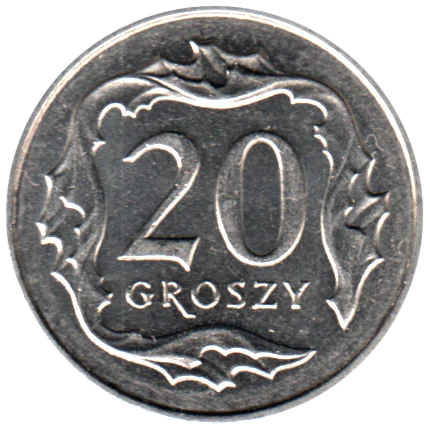 20 groszy, 2013 Reverse