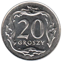Preview 20 groszy, 2013 reverse