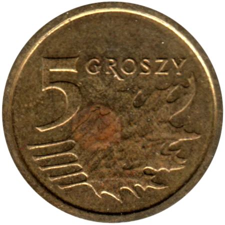 5 groszy, 2014 Reverse