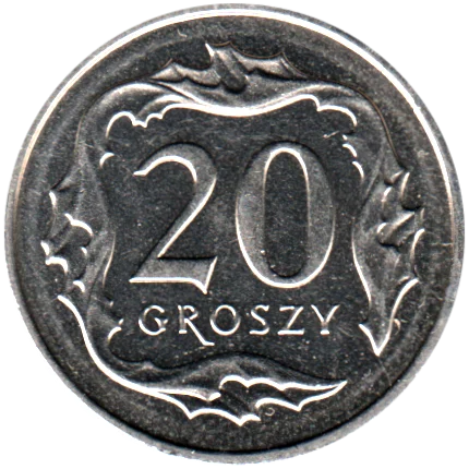 20 groszy, 2017 Reverse