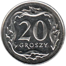 Preview 20 groszy, 2017 reverse