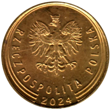 Preview 1 grosz, 2024 obverse