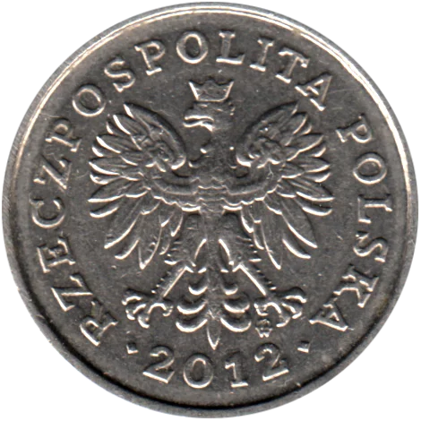 50 groszy, 2012 Obverse