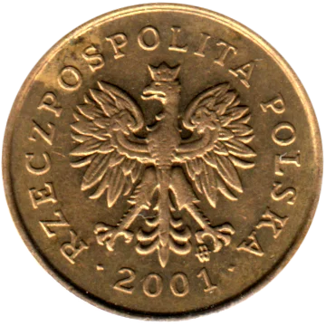 Preview 1 grosz, 2001 obverse