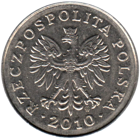 50 groszy, 2010 Obverse
