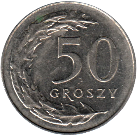 50 groszy, 2010 Reverse